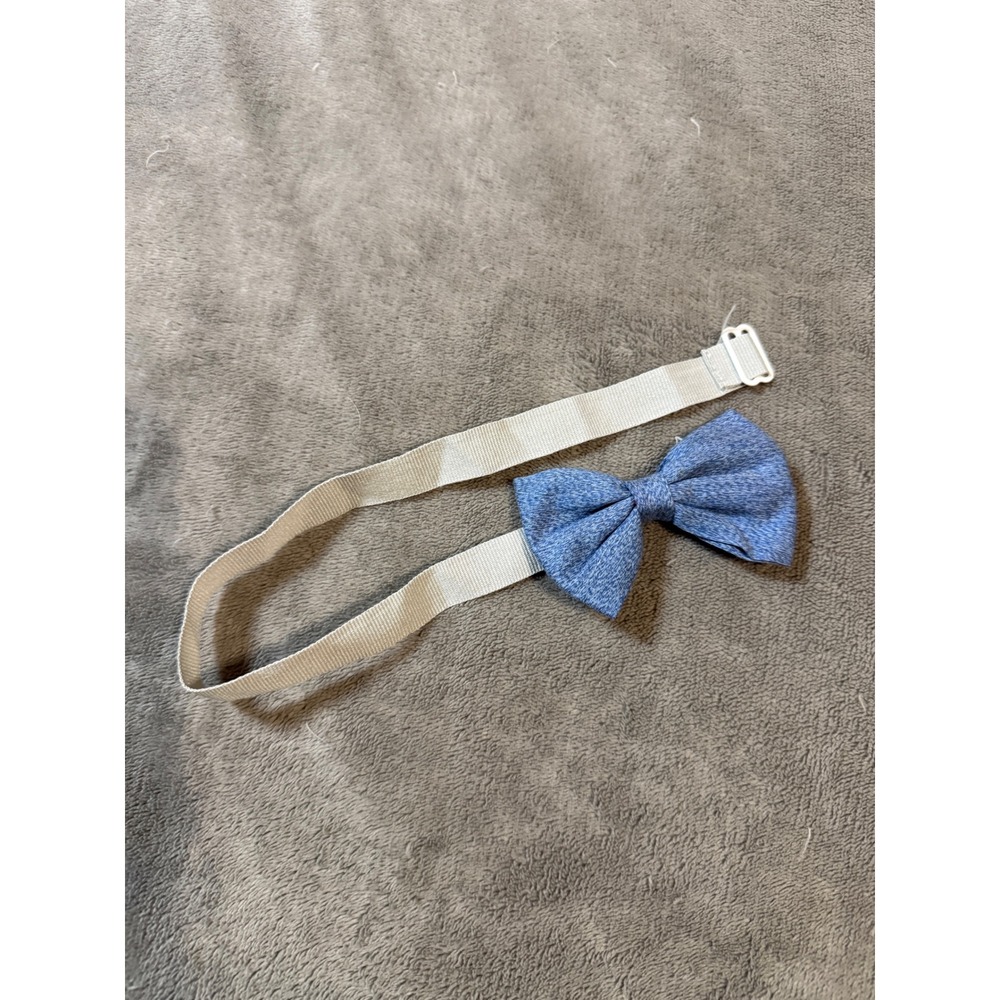 Kid 15" Adjustable Light Blue Neck Bow Tie‎ Formal Photos Spring Summer Wedding